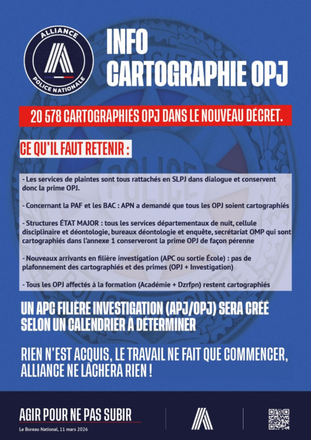 INFO CARTOGRAPHIE OPJ