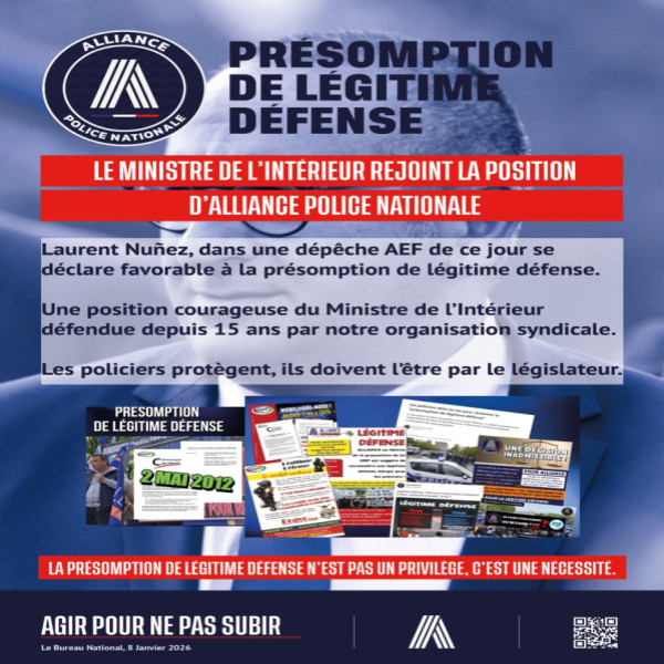 PRESOMPTION LEGITIME DEFENSE