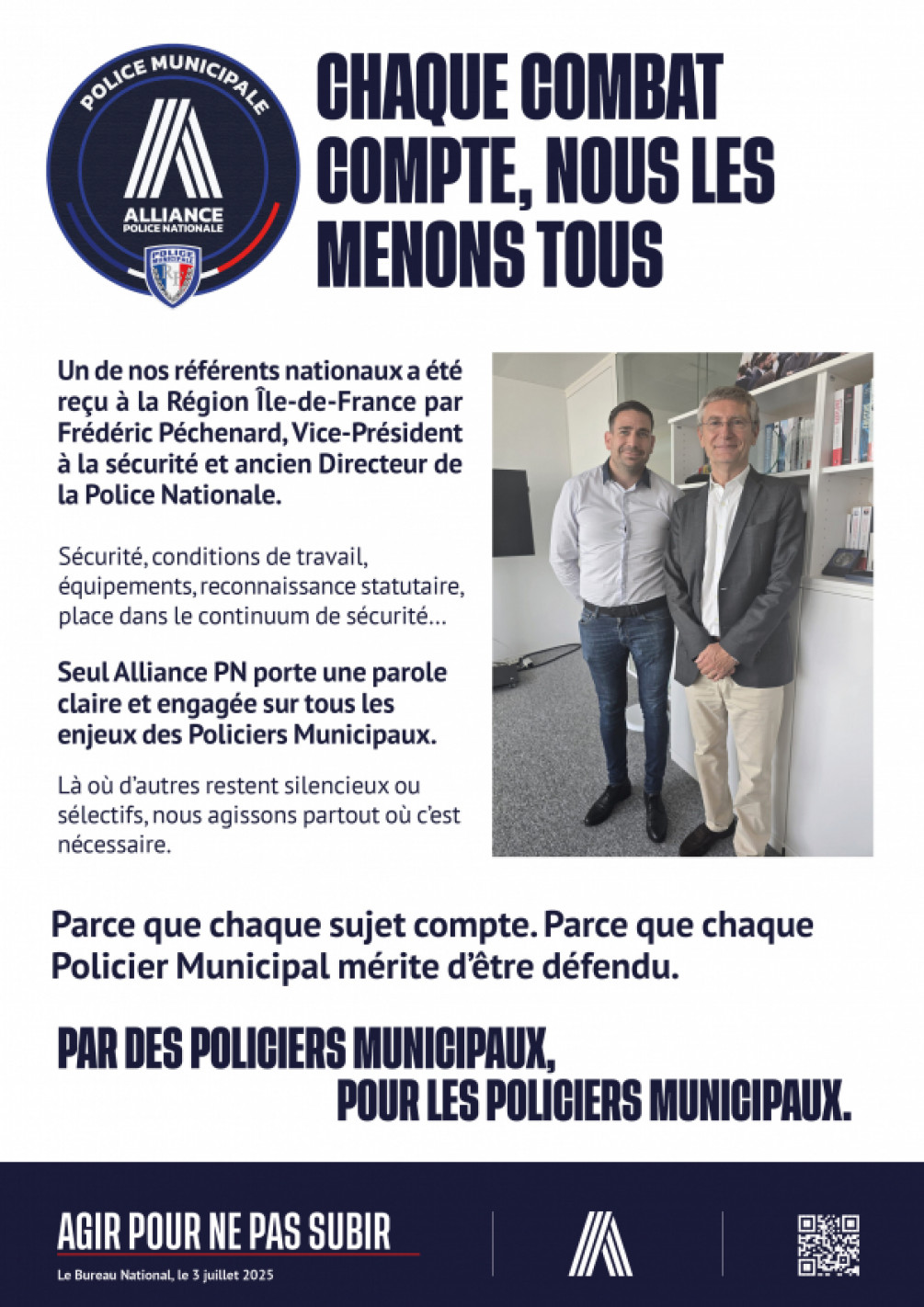 La PM rencontre M.PECHENARD